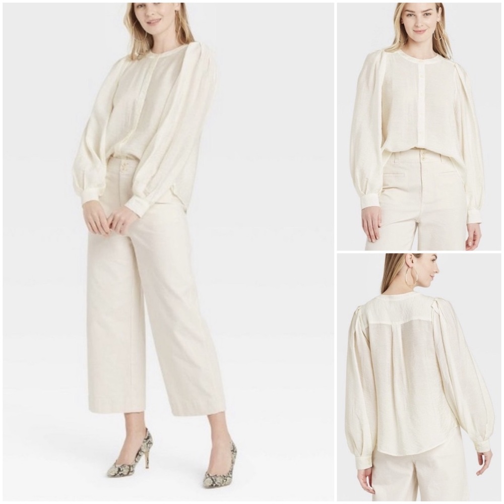 A New Day Blouse~ Cream